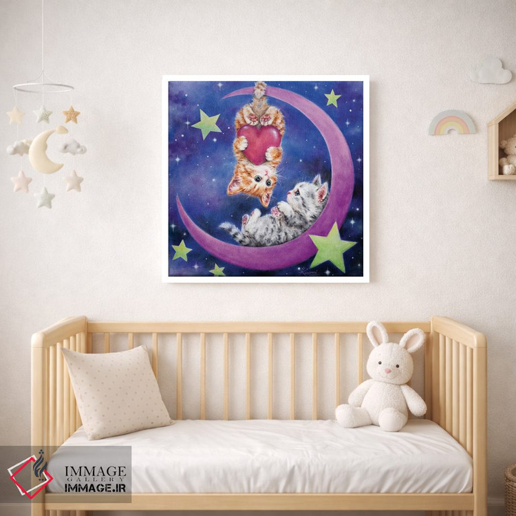 تابلو دکوراتیو ماه رمانتیک اثر کایومی هارای - D1W