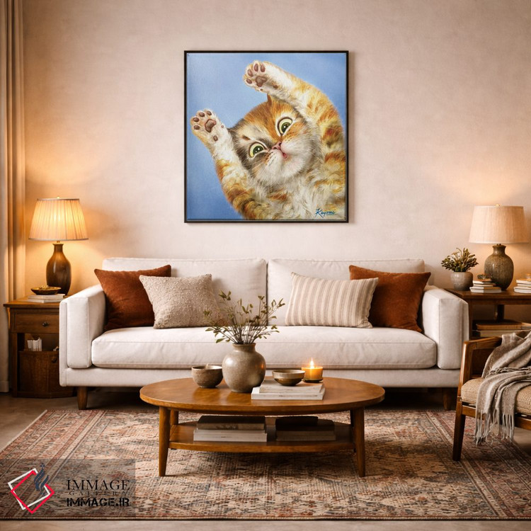 تابلو دکوراتیو ۳۶۵ روز با گربه ها: ۵۵ اثر کایومی هارای - D4B