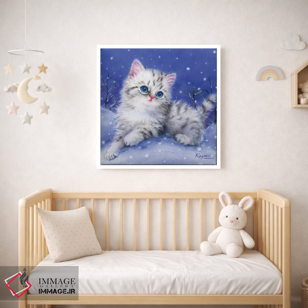 تابلو دکوراتیو تپه برفی اثر کایومی هارای - D1W