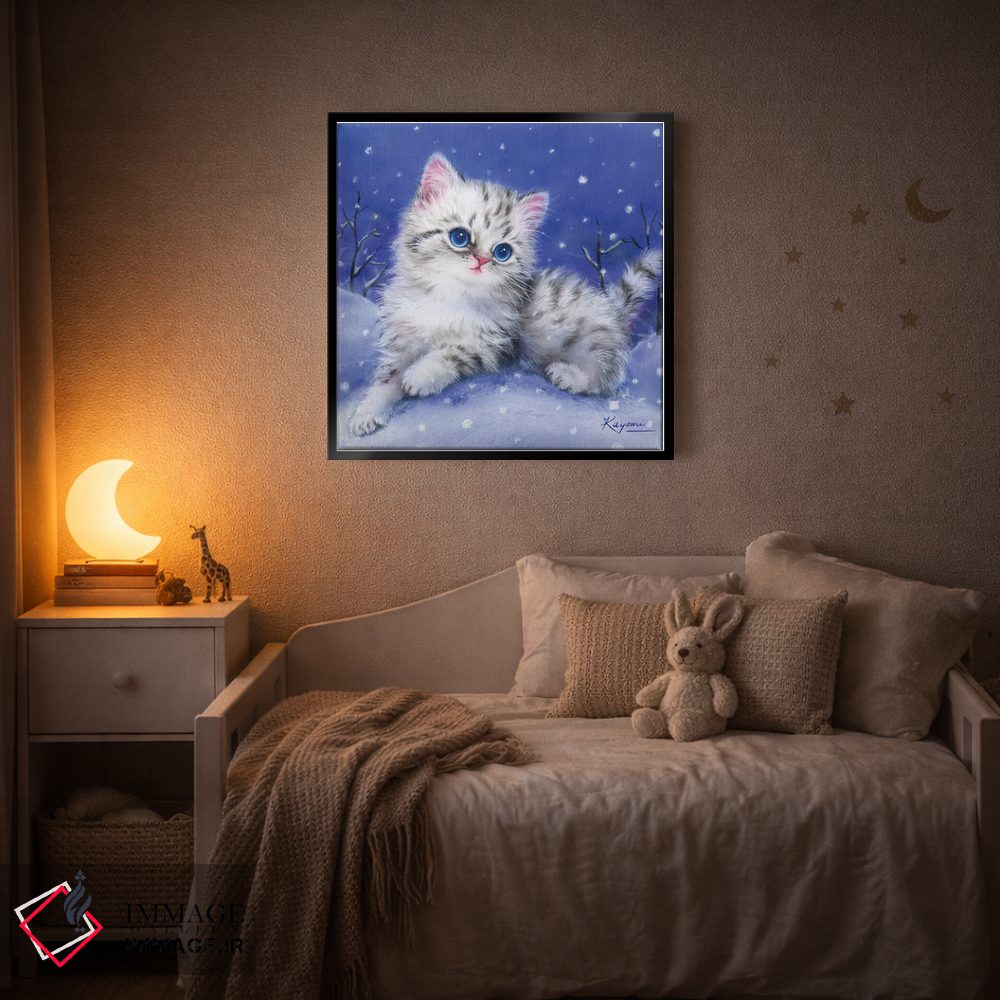 تابلو دکوراتیو تپه برفی اثر کایومی هارای - D5B