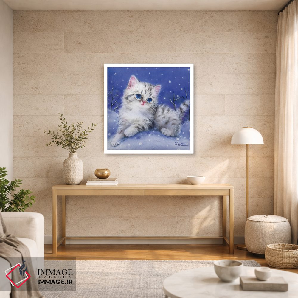 تابلو دکوراتیو تپه برفی اثر کایومی هارای - D4W