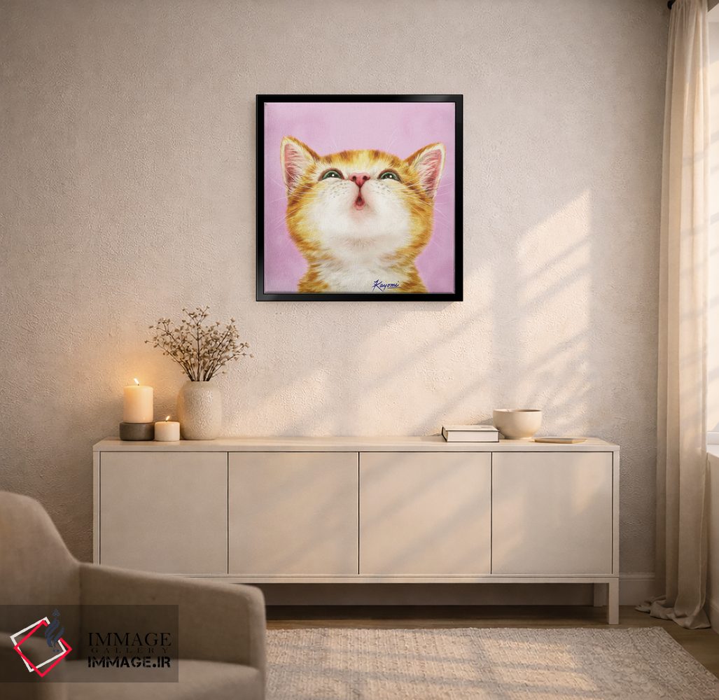 تابلو دکوراتیو ۳۶۵ روز با گربه ها: ۳ اثر کایومی هارای - D5B