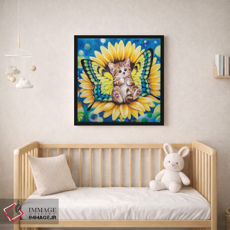 تابلو دکوراتیو پری آفتابگردان اثر کایومی هارای - D2B