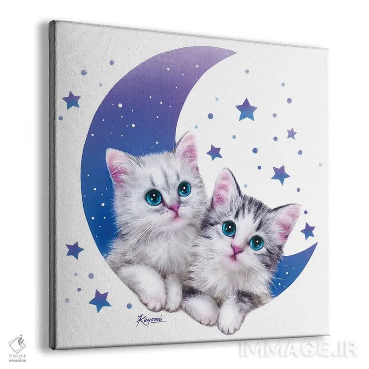 تابلو دکوراتیو آرزوی ستاره اثر کایومی هارای - نمای پرسپکتیو محصول