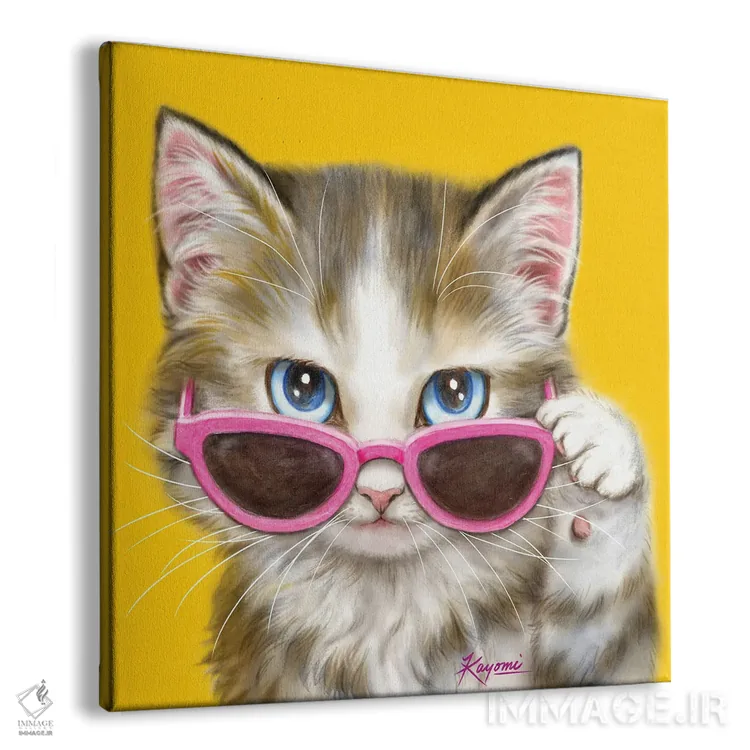 تابلو دکوراتیو ۳۶۵ روز با گربه ها: ۸۱ اثر کایومی هارای - نمای پرسپکتیو محصول