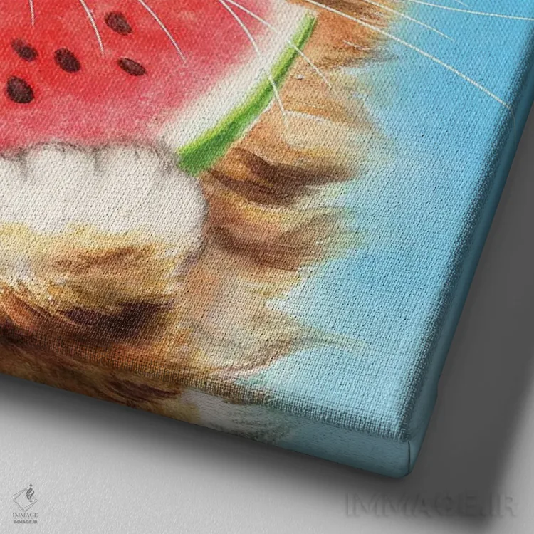 تابلو دکوراتیو ۳۶۵ روز با گربه ها: ۷۸ اثر کایومی هارای - نمای نزدیک بافت بوم