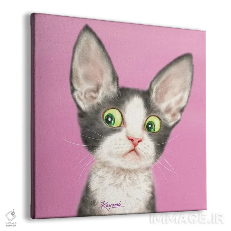 تابلو دکوراتیو ۳۶۵ روز با گربه ها: ۱۰۷ اثر کایومی هارای - نمای پرسپکتیو محصول