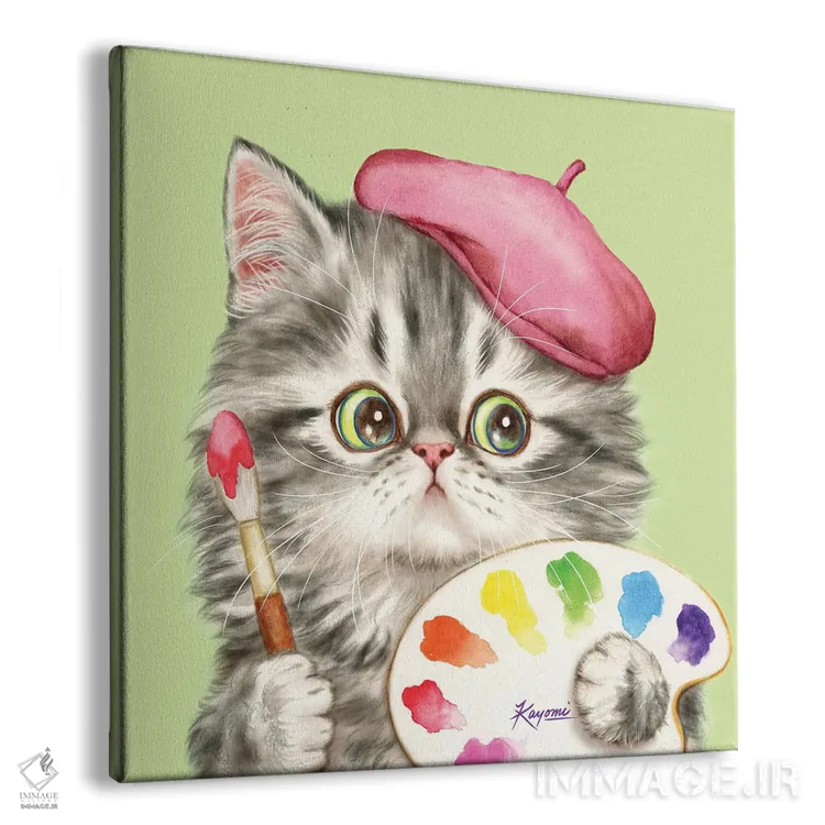 تابلو دکوراتیو ۳۶۵ روز با گربه ها: ۸۵ اثر کایومی هارای - نمای پرسپکتیو محصول