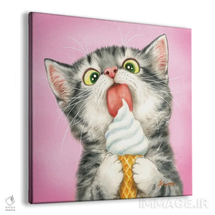 تابلو دکوراتیو ۳۶۵ روز با گربه ها: ۷۶ اثر کایومی هارای - نمای پرسپکتیو محصول