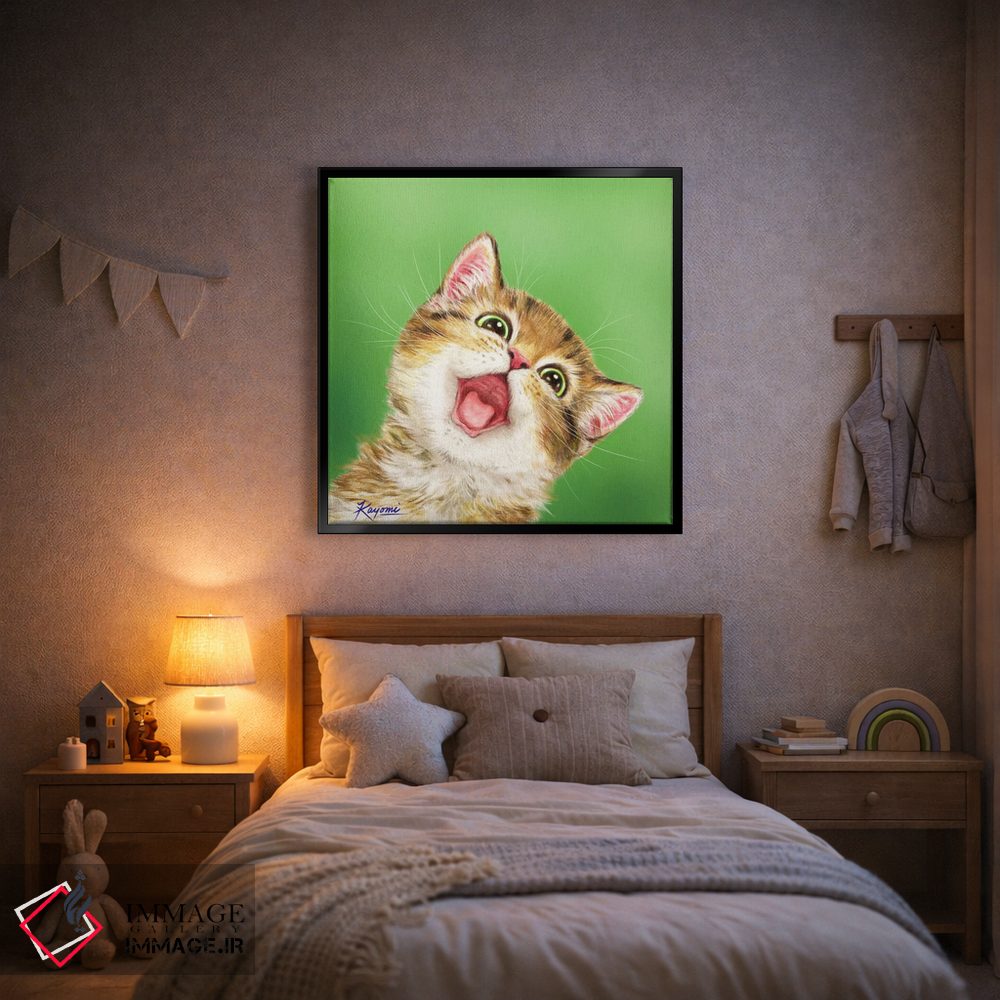 تابلو دکوراتیو ۳۶۵ روز با گربه ها: ۴ اثر کایومی هارای - D2B