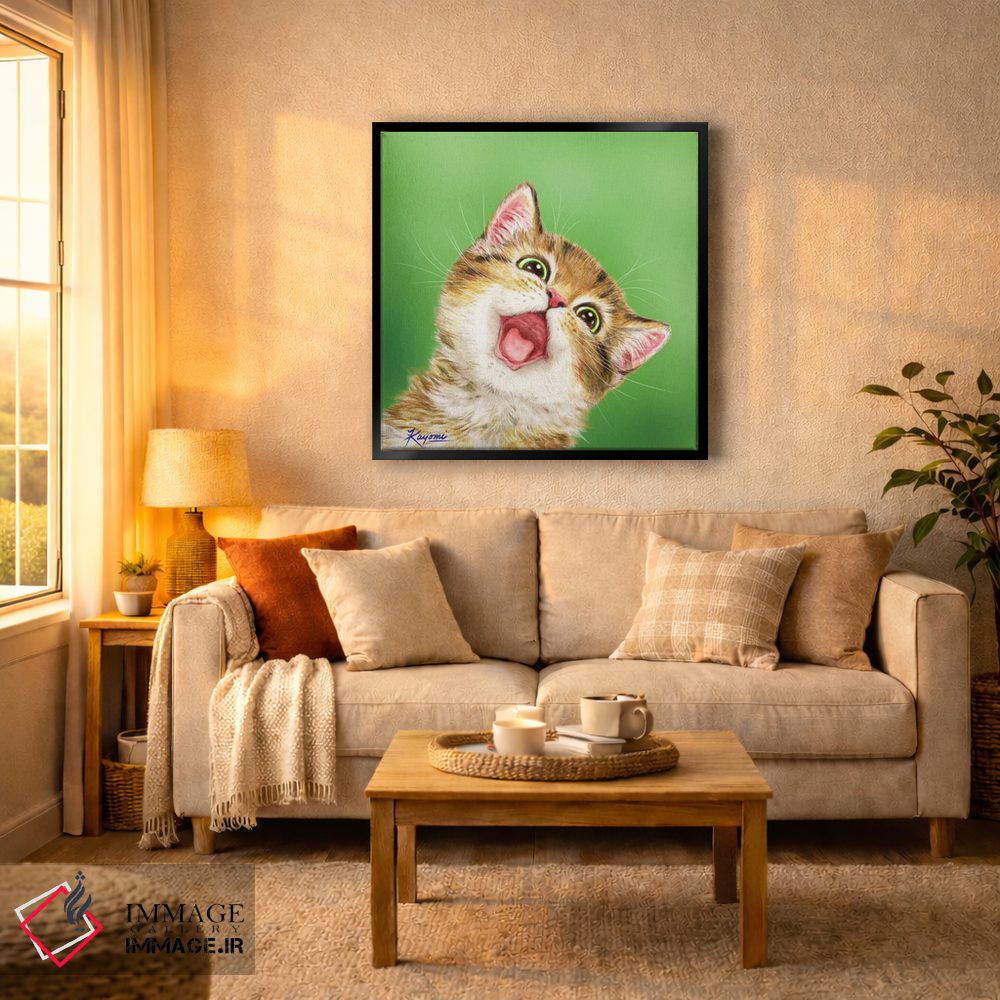 تابلو دکوراتیو ۳۶۵ روز با گربه ها: ۴ اثر کایومی هارای - D6B