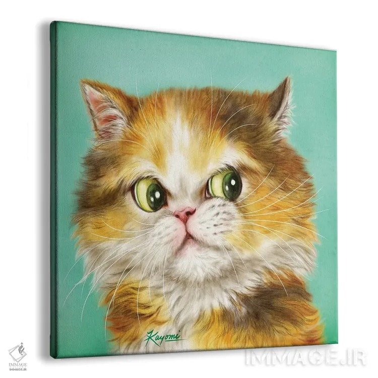 تابلو دکوراتیو ۳۶۵ روز با گربه ها: ۱۲۳ اثر کایومی هارای - نمای پرسپکتیو محصول