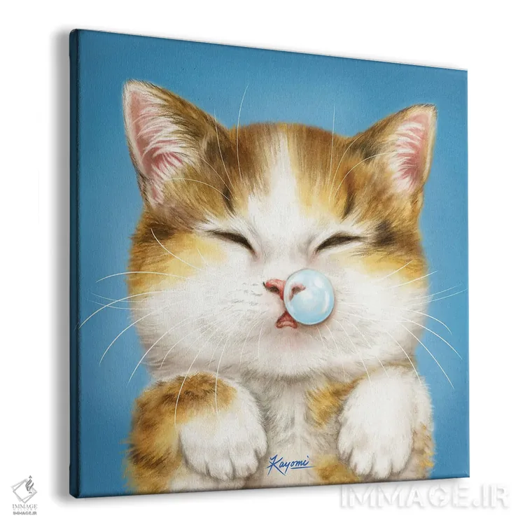 تابلو دکوراتیو ۳۶۵ روز با گربه ها: ۱۶۹ اثر کایومی هارای - نمای پرسپکتیو محصول