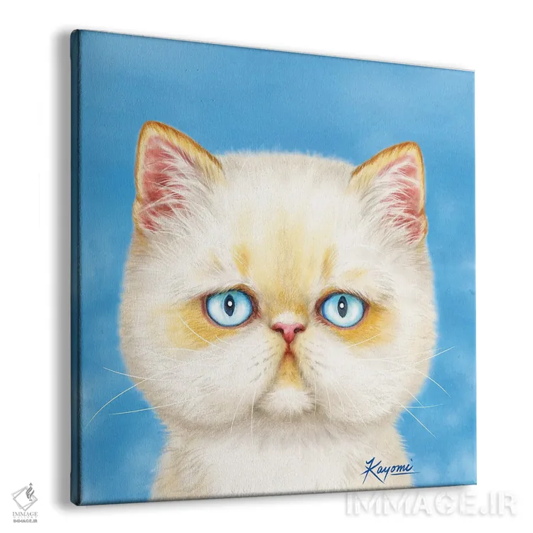 تابلو دکوراتیو ۳۶۵ روز با گربه ها: ۶ اثر کایومی هارای - نمای پرسپکتیو محصول