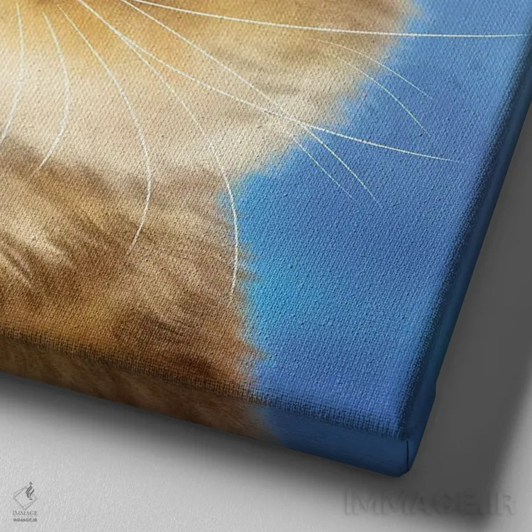 تابلو دکوراتیو ۳۶۵ روز با گربه ها: ۱۸۶ اثر کایومی هارای - نمای نزدیک بافت بوم