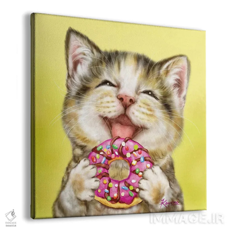 تابلو دکوراتیو ۳۶۵ روز با گربه ها: ۱۷۸ اثر کایومی هارای - نمای پرسپکتیو محصول