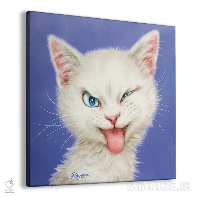 تابلو دکوراتیو ۳۶۵ روز با گربه ها: ۱۹۶ اثر کایومی هارای - نمای پرسپکتیو محصول