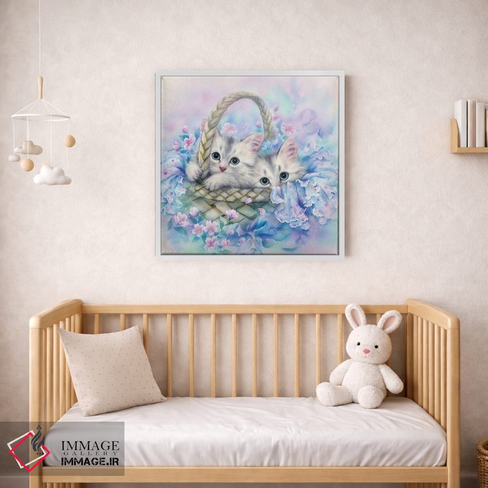 تابلو دکوراتیو دوستان در سبد اثر کایومی هارای - D1W