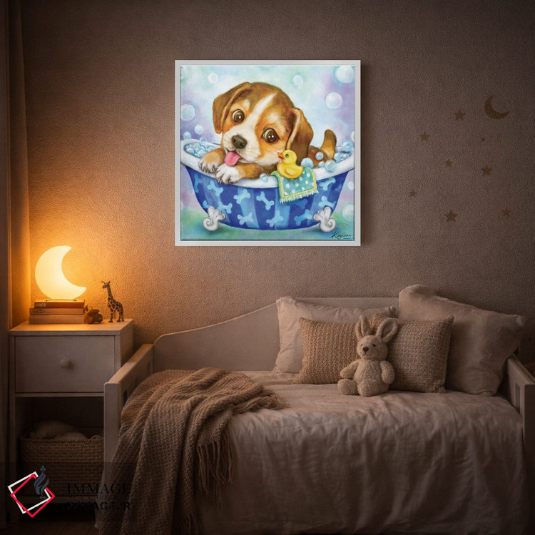 تابلو دکوراتیو سرگرمی موقع حمام اثر کایومی هارای - D2W