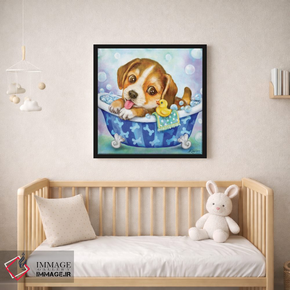 تابلو دکوراتیو سرگرمی موقع حمام اثر کایومی هارای - D1B