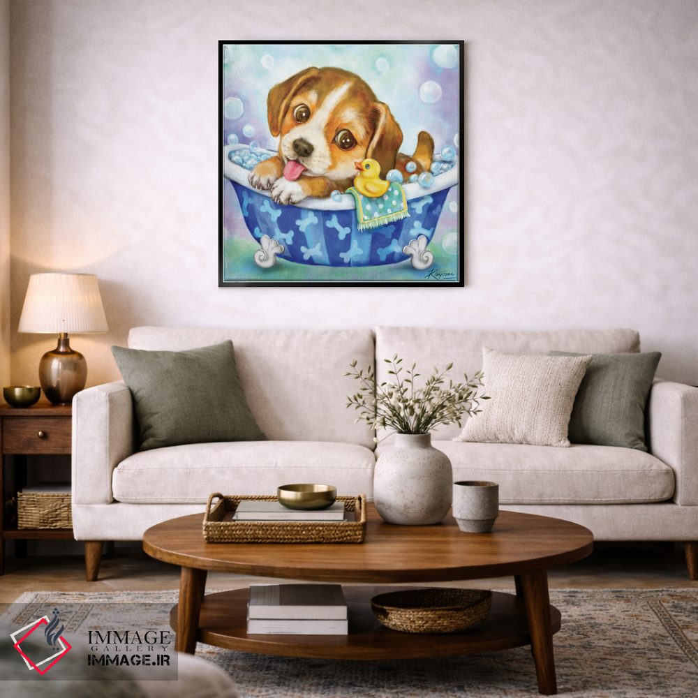 تابلو دکوراتیو سرگرمی موقع حمام اثر کایومی هارای - D5B