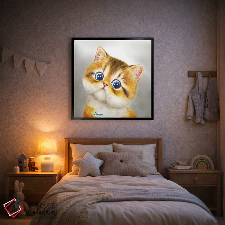 تابلو دکوراتیو ۳۶۵ روز با گربه ها: ۱۲ اثر کایومی هارای - D3B