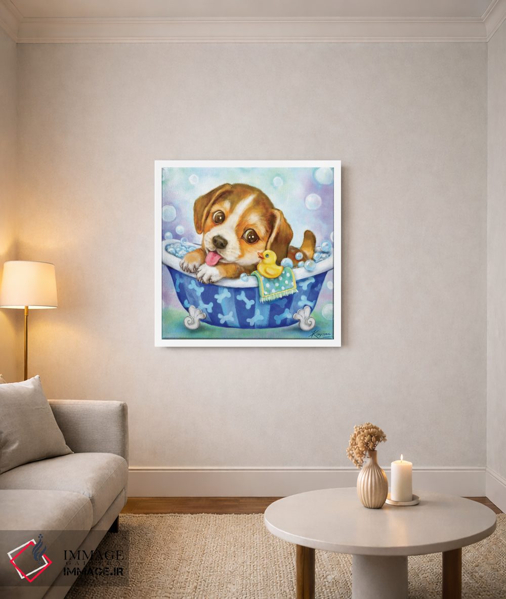 تابلو دکوراتیو سرگرمی موقع حمام اثر کایومی هارای - D4W