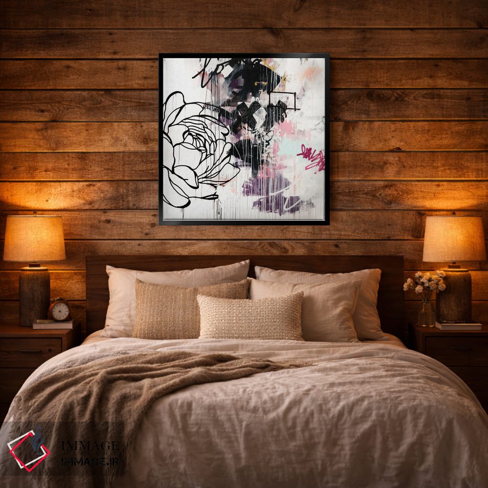 تابلو مدرن گل ها اثر کنت یانگستروم - D2B