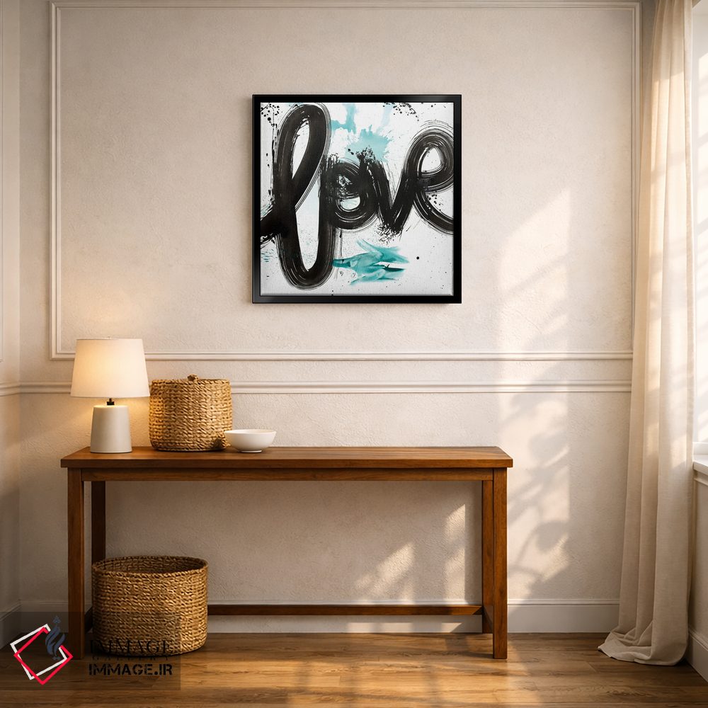 تابلو مدرن عشق آبی اثر کنت یانگستروم - D6B