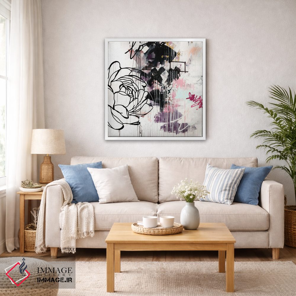 تابلو مدرن گل ها اثر کنت یانگستروم - D4W