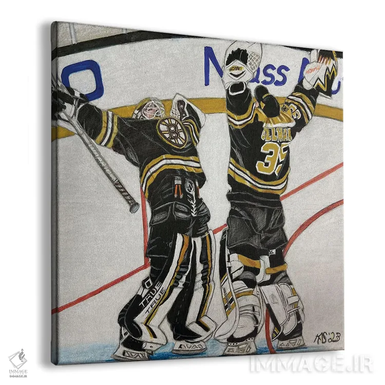 تابلو دکوراتیو در آغوش گرفتن دروازه بان اثر کتی سالیوان - نمای پرسپکتیو محصول