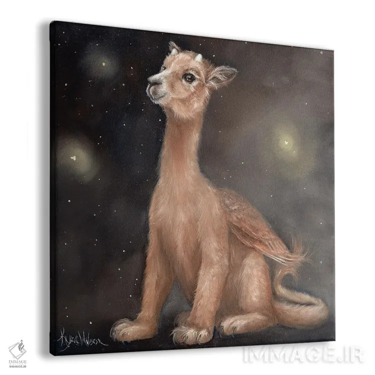 تابلو دکوراتیو ذره ای اثر کایرا ویلسون - نمای پرسپکتیو محصول