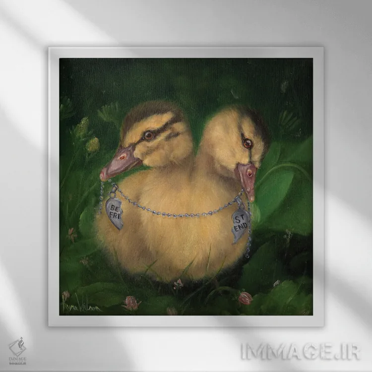 تابلو دکوراتیو بهتر از یکی اثر کایرا ویلسون - نمای قابدار سفید