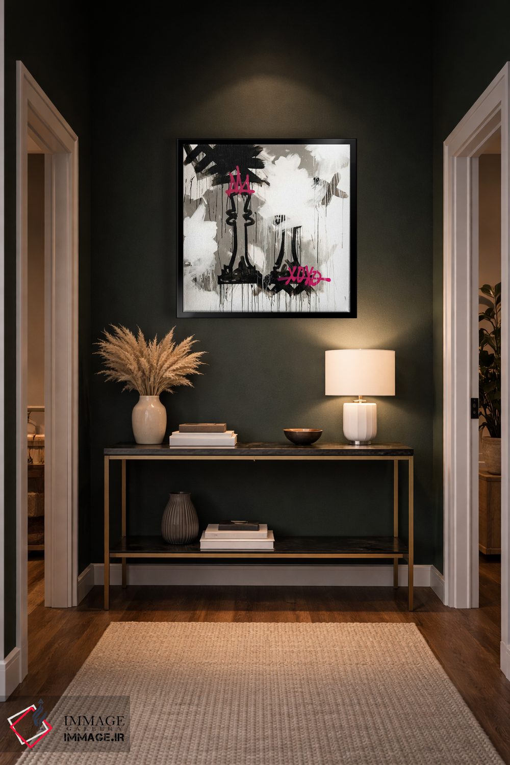 تابلو مدرن ملکه XOXO اثر کنت یانگستروم - D6B