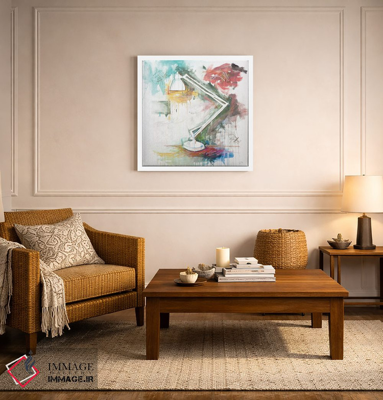 تابلو مدرن چراغ اثر کنت یانگستروم - D5W