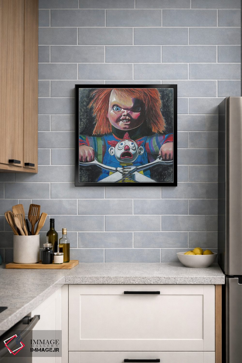 تابلو دکوراتیو چاکی اثر کتی سالیوان - D4B