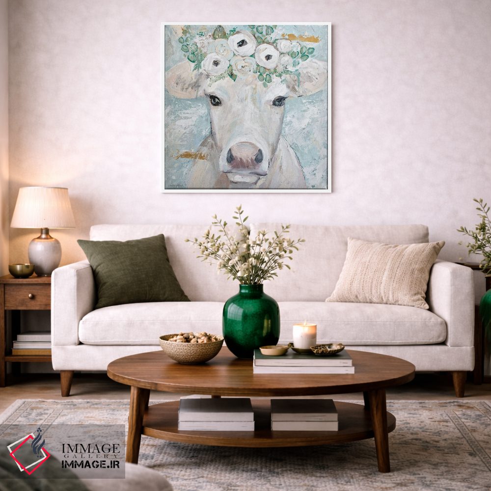 تابلو مدرن آنا بل، گاو اثر مکنزی کیسل - D2W