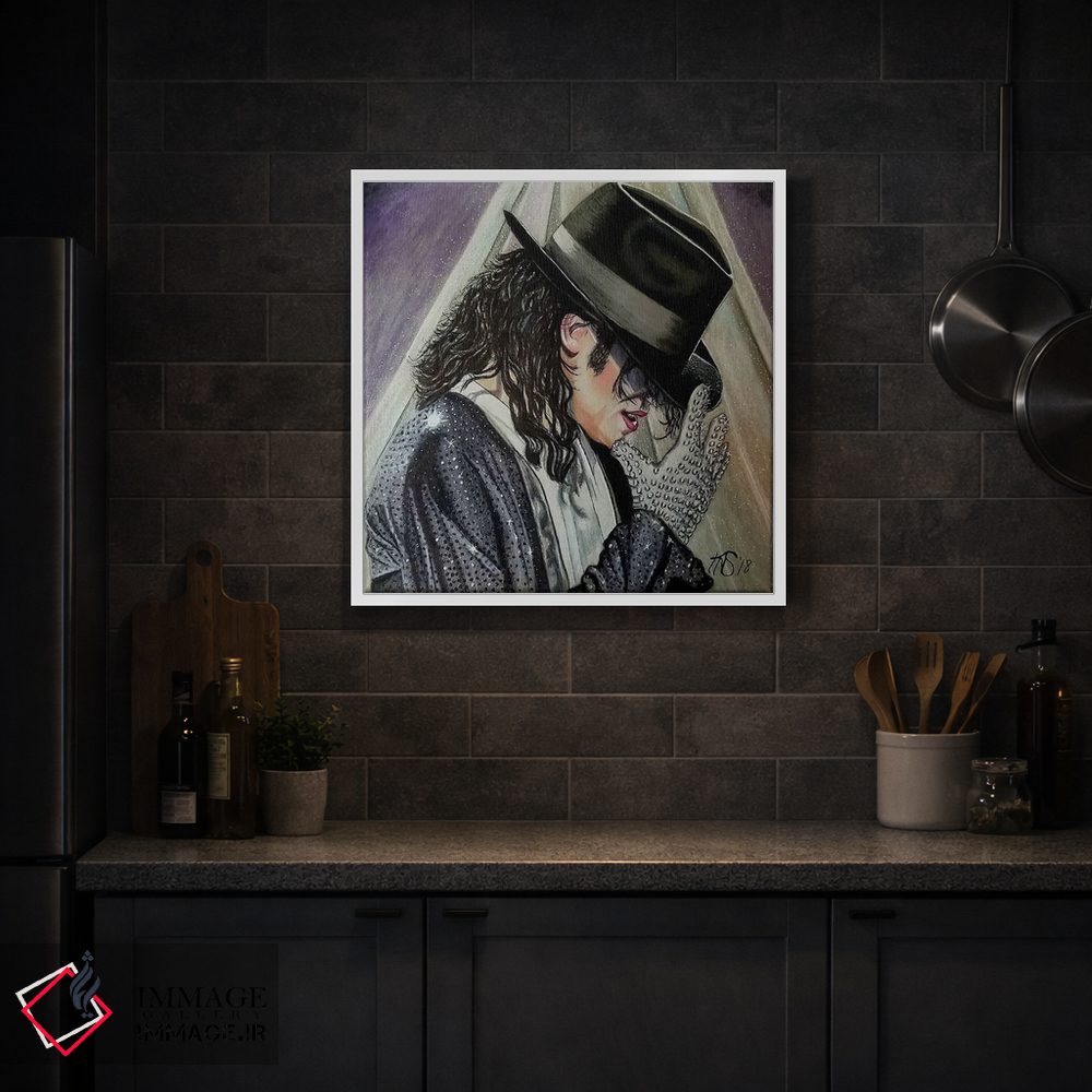 تابلو دکوراتیو مایکل جکسون اثر کتی سالیوان - D3W