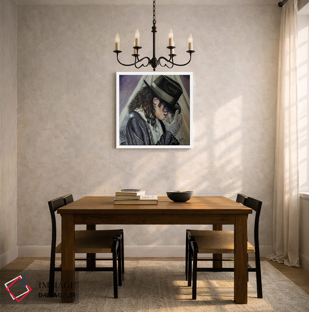 تابلو دکوراتیو مایکل جکسون اثر کتی سالیوان - D4W