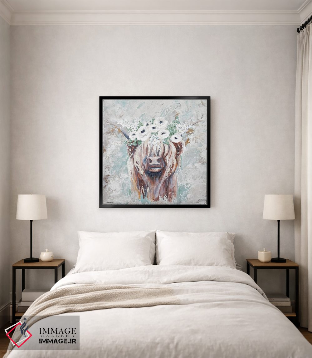 تابلو مدرن جولین، گاو اثر مکنزی کیسل - D3B