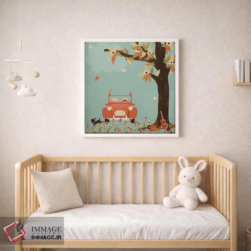 تابلو مینیمال زندگی زیباست اثر کانزیلو - D1W