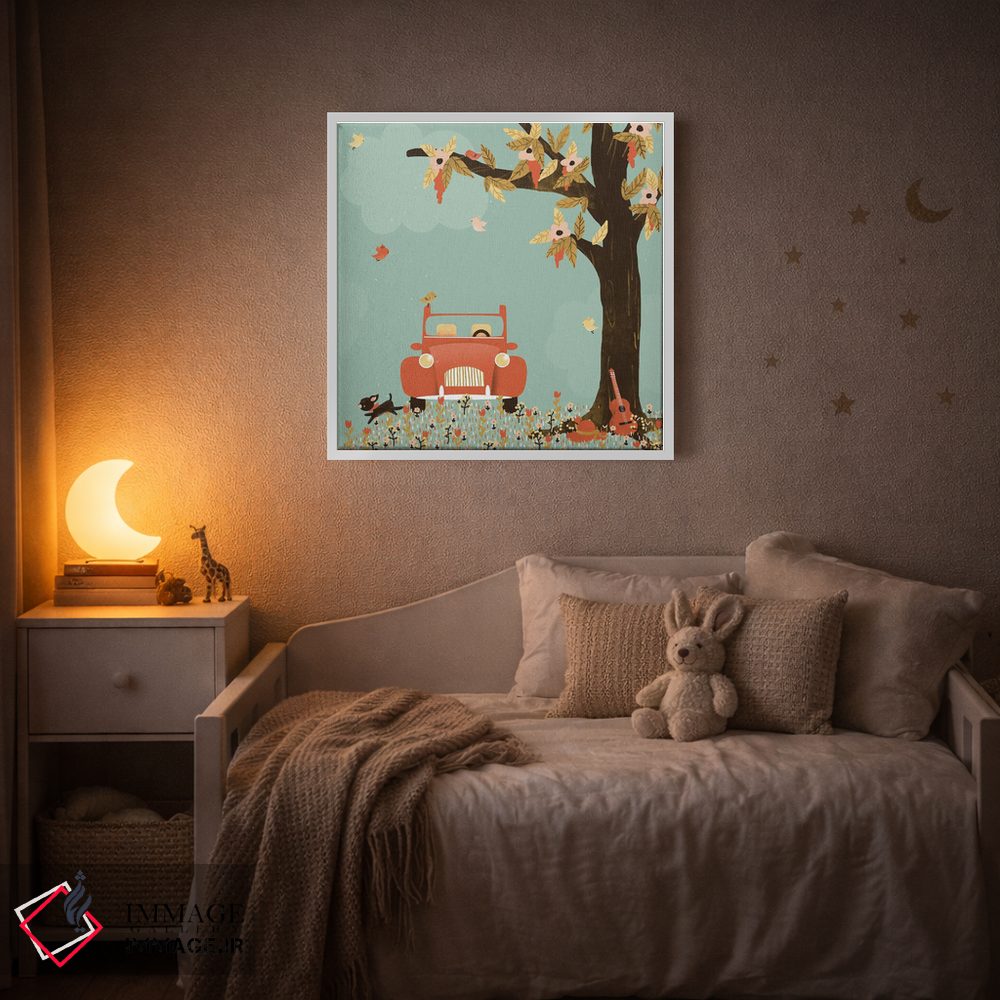 تابلو مینیمال زندگی زیباست اثر کانزیلو - D4W