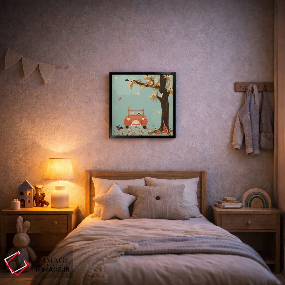 تابلو مینیمال زندگی زیباست اثر کانزیلو - D6B