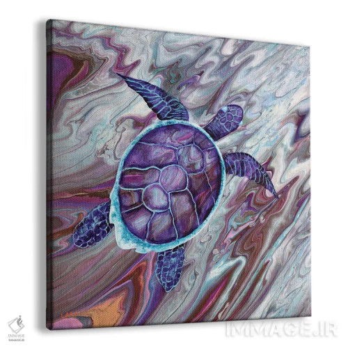 تابلو دکوراتیو شنا در غارهای عمیق اثر لورا ایورسن - نمای پرسپکتیو محصول