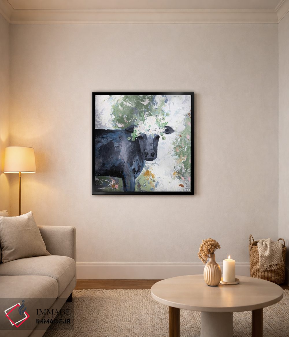 تابلو مدرن میبل، گاو اثر مکنزی کیسل - D5B
