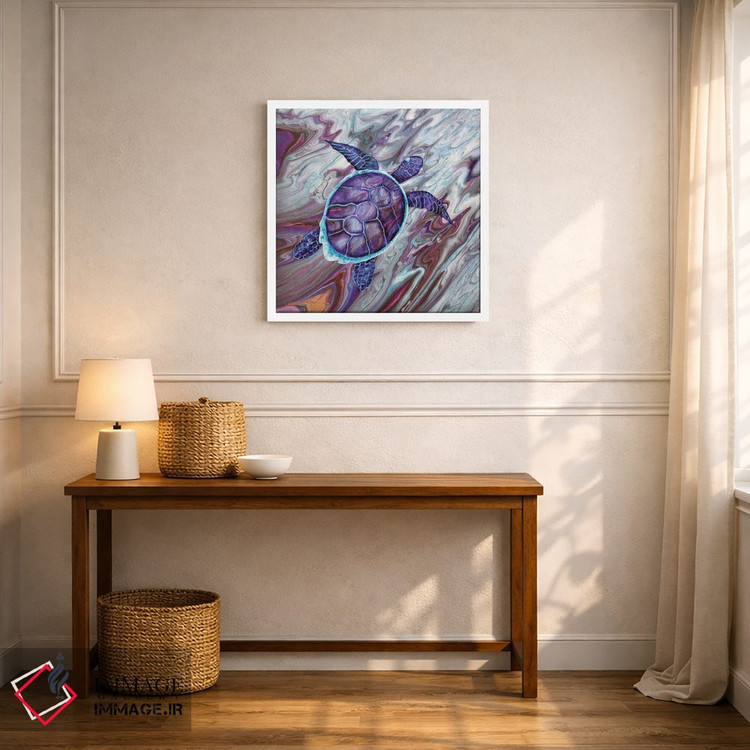 تابلو دکوراتیو شنا در غارهای عمیق اثر لورا ایورسن - D6W