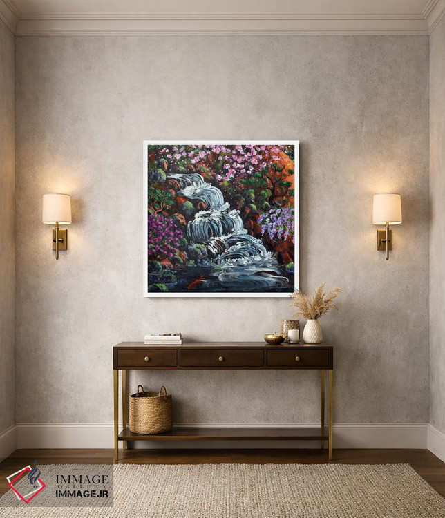 تابلو دکوراتیو آبشار پنهان اثر لورا ایورسن - D2W
