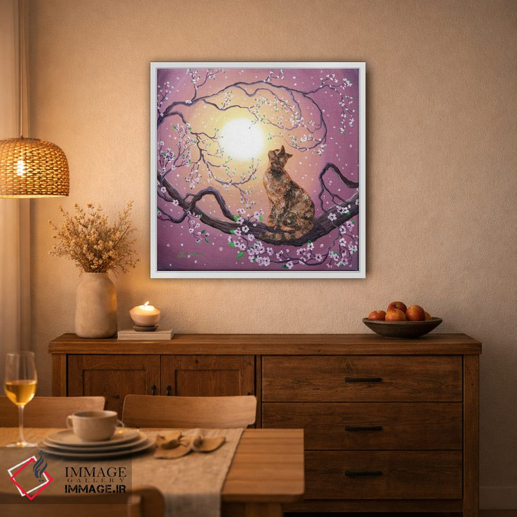 تابلو دکوراتیو والس شکوفه های گیلاس اثر لورا ایورسن - D2W