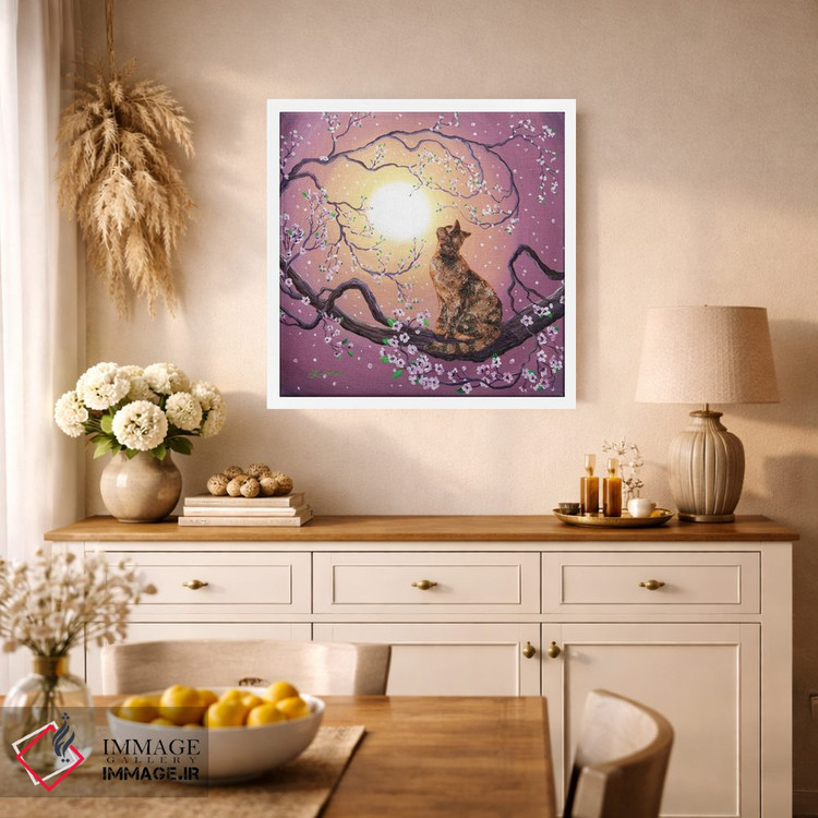 تابلو دکوراتیو والس شکوفه های گیلاس اثر لورا ایورسن - D1W