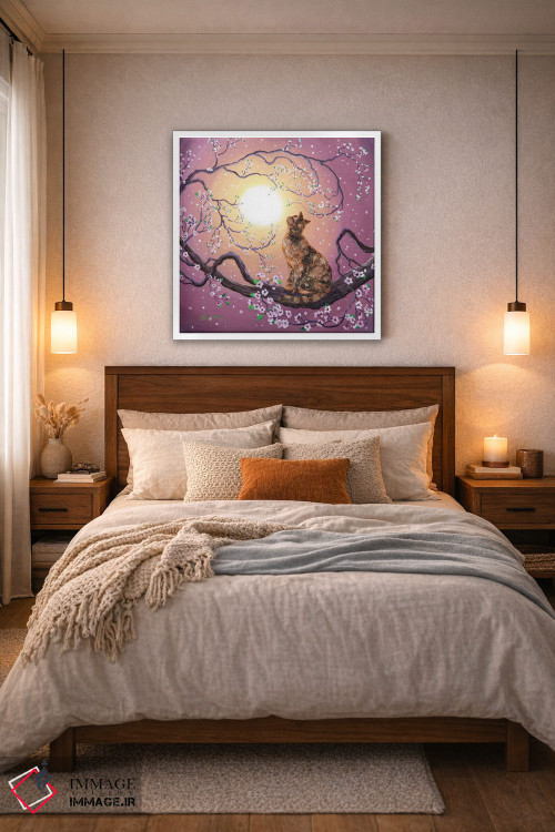 تابلو دکوراتیو والس شکوفه های گیلاس اثر لورا ایورسن - D5W